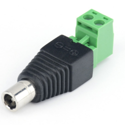 Connecteur 5,5 * 2,5 CC avec borne à vis 2P Connecteur 5,5 * 2,5 CC avec borne à vis 2P
