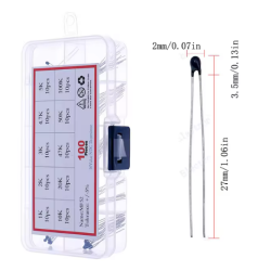 100PCS MF52 1K-10K NTC kit de thermistance 100PCS MF52 1K-10K NTC kit de thermistance