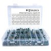 460Pcs 24Values Kit de condensateur électrolytique en aluminium 6.3V-50V 1F-1500uF