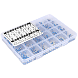 240Pcs/Boîte 24ValuesX10pcs RM065/RM063 Kit d’assortiment de potentiomètres Trimpot 240Pcs/Boîte 24ValuesX10pcs RM065/RM063 Kit d’assortiment de potentiomètres Trimpot