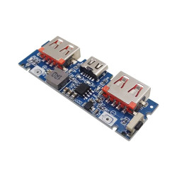 Carte de chargeur de batterie au lithium LED double USB 5V 2.4A Micro/Type-C Carte de chargeur de batterie au lithium LED double USB 5V 2.4A Micro/Type-C