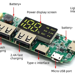 Module de charge à affichage numérique 5V 2.4A Module de charge à affichage numérique 5V 2.4A