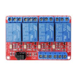 Module relais 4 canal avec optocoupleur 12V Module relais 4 canal avec optocoupleur 12V