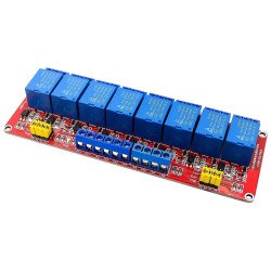 Module relais 8 canal avec optocoupleur 12V Module relais 8 canal avec optocoupleur 12V