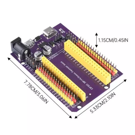 Carte d'extension ESP32 38 broches Carte d'extension ESP32 38 broches