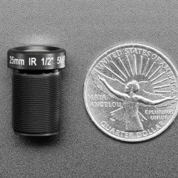 Objectif Téléphoto M12 25mm | 5MP | ~18° FOV Objectif Téléphoto M12 25mm | 5MP | ~18° FOV