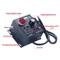 Module de contrôle de vitesse de moteur LNZ-4000W AC 220 V 4000 W Module de contrôle de vitesse de moteur LNZ-4000W AC 220 V 4000 W