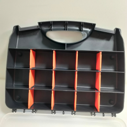 Caisse à outils en plastique – 16 compartiments – Lamboss Caisse à outils en plastique – 16 compartiments – Lamboss