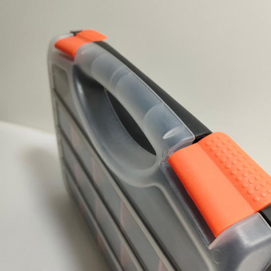 Caisse à outils en plastique – 16 compartiments – Lamboss