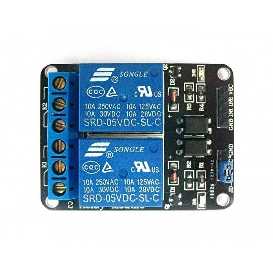 5V 10A 2 Channel Relay Module 