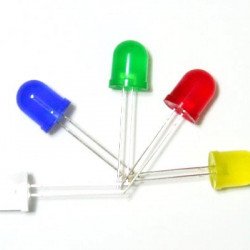 10mm LED  F10 Rouge, Vert, Jaune, Blue, Blanc 10mm LED  F10 Rouge, Vert, Jaune, Blue, Blanc