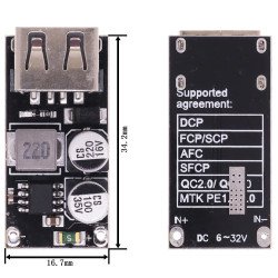 Module de Charge USB MH-KC24 avec Support QC2.0/QC3.0 Module de Charge USB MH-KC24 avec Support QC2.0/QC3.0