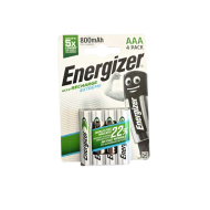 Energizer R3 Rechargeable AAA x4 (800 mAh)