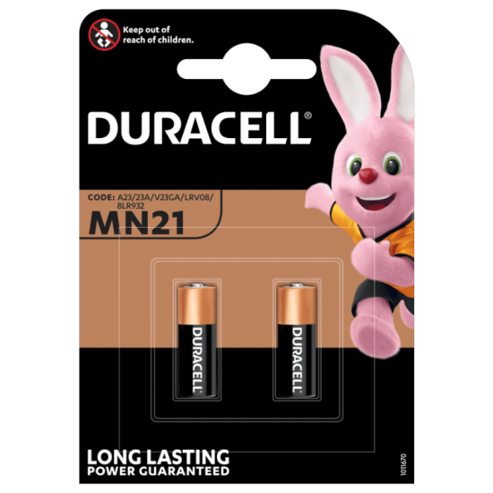 Duracell MN21X2 – Pile Alcaline 12 V Duracell MN21X2 – Pile Alcaline 12 V
