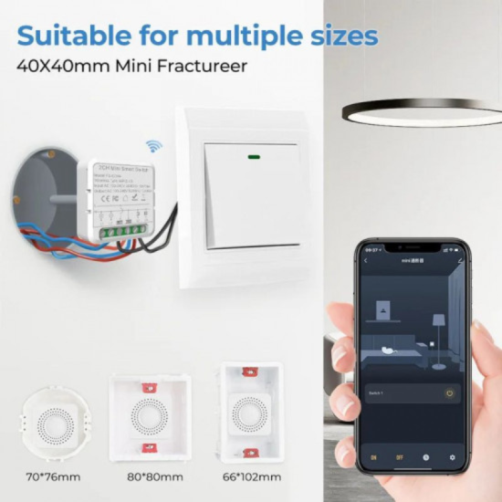 Module récepteur wifi mini switch Triple allumage avec neutre 10A compatible Tuya et Alexa Module récepteur wifi mini switch Triple allumage avec neutre 10A compatible Tuya et Alexa