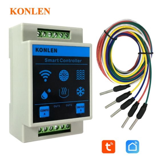 KONLEN Capteur de Niveau d’Eau & Fuite WiFi Tuya – Maison Intelligente