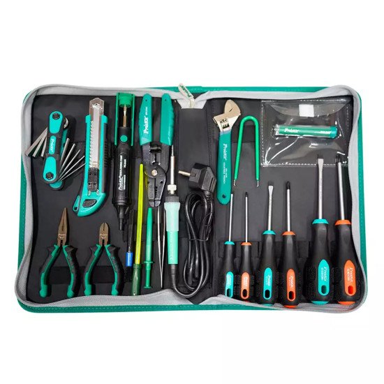 Kit d'outils universels de réparation électrique Pro'skit PK-612NB 220 V
