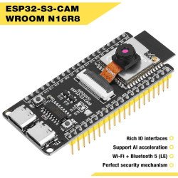 Carte de développement ESP32-S3-CAM WROOM N16R8 AI IoT Carte de développement ESP32-S3-CAM WROOM N16R8 AI IoT