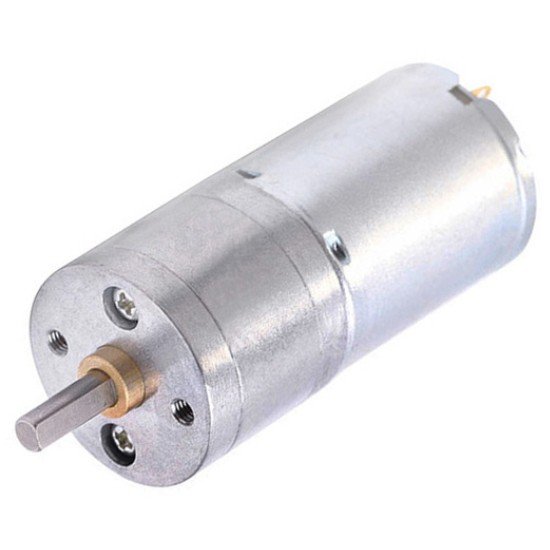 Motoréducteur métallique 25 mm - 25GA-370-12 V-150 tr/min