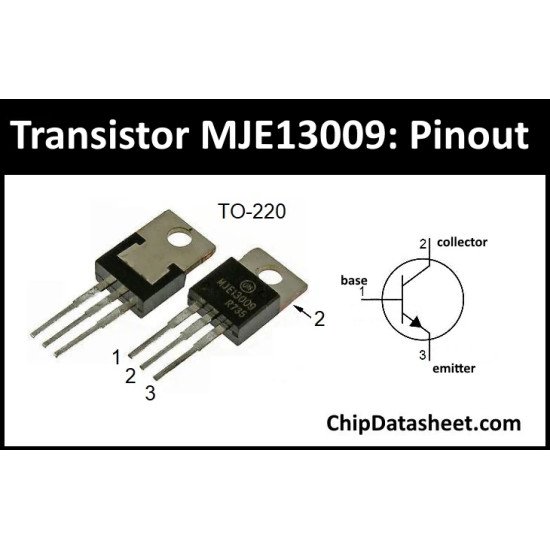 MJE13009 TRANSISTOR NPN 400V 12A