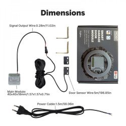 Module de contrôleur de porte de Garage MOES ZM-102-M Zigbee Tuya avec capteur de position