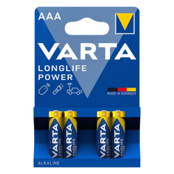 Varta Alkaline Battery AAA LR6 PACK 4pcs Varta Alkaline Battery AAA LR6 PACK 4pcs