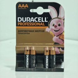 Piles Alcalines Duracell Professional AAA LR03 - Pack de 4 Piles Alcalines Duracell Professional AAA LR03 - Pack de 4