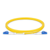 JARRETIÈRE FIBRE OPTIQUE DUPLEX MONOMODE LC/LC – OS2 9/125 µm – 5 m – JAUNE