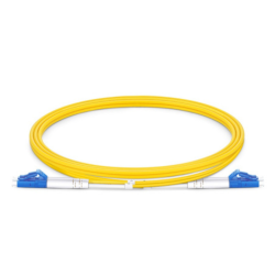 JARRETIÈRE FIBRE OPTIQUE DUPLEX MONOMODE LC/LC – OS2 9/125 µm – 5 m – JAUNE JARRETIÈRE FIBRE OPTIQUE DUPLEX MONOMODE LC/LC – OS2 9/125 µm – 5 m – JAUNE