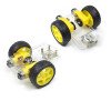 Petit châssis de voiture robot intelligente à 2 roues motrices