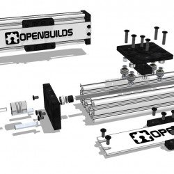 V-Slot™ C-Beam 40x80, Rail de guidage linéaire (1m)
