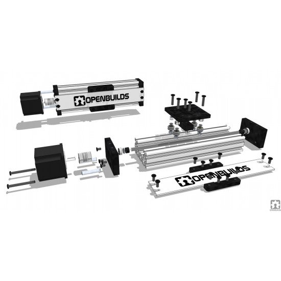 V-Slot™ C-Beam 40x80, Rail de guidage linéaire (1m)