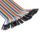 Male-Female Jumper Wires - 40 x 200mm (7.87") 