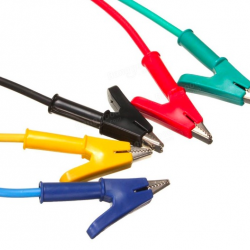 1pcs Câble Fiche Banane-Pince Crocodile  , 100cm 